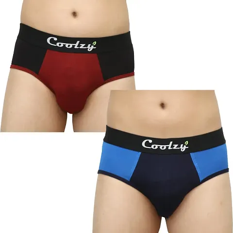 Coolzy Men's Briefs(Pack of 2) CFBRF2PCK1041