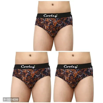 Coolzy Men's Cotton Briefs(Pack of 3_CFBRF3PCK0564