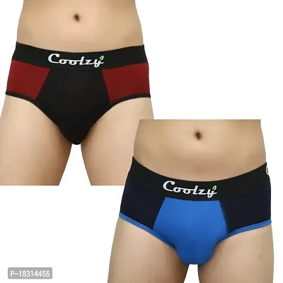 Coolzy Men's Cotton Briefs(Pack of 2) CFBRF2PCK1037