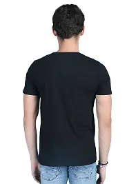 Stylish Cotton Solid Round Neck Tees for Men-thumb1