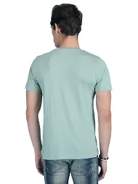 Stylish Cotton Solid Round Neck Tees for Men-thumb2