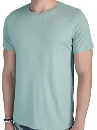 Stylish Cotton Solid T-Shirt for Men-thumb1