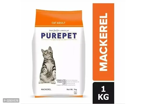 purepet mackerel 1kg cat food pouch