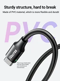 iVoltaa Turbo PD 100W 2m Type-C to Type-C Cable,480 Mbps Data Sync  Fast Charging Cable for Mobile,Laptop,Macbook  Tablet Charging (20V 5A-2M/6.6 Ft Long),Black-thumb3