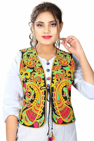 Embroidered Traditional Rajasthani Design Jacket for Women Every Festival and Occasion