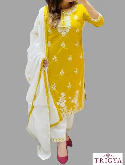 Fancy Rayon Kurta Set For Women