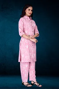 Women's Cotton Printed Kurti Pants-thumb2