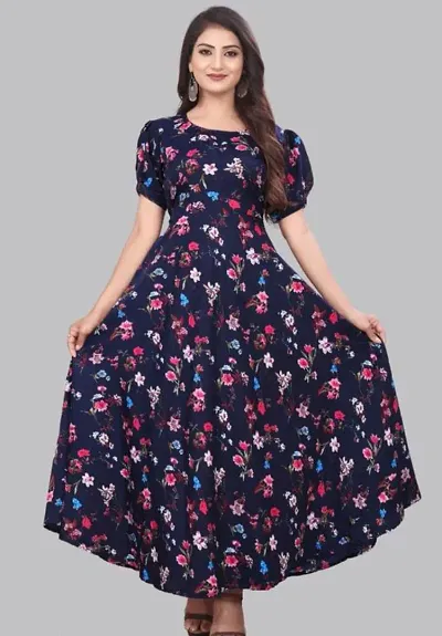 Famcy Floral Maxi Dresses For Women