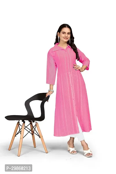 Chiffon Lining Long Kurta For Women Pack Of 2-thumb2