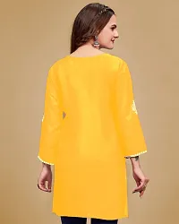 Women Embroidered Short Kurta-thumb4