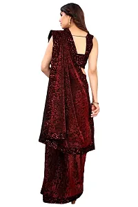 SHRIMAY READY TO WEAR DELTA SAREE (MAROON)-thumb3