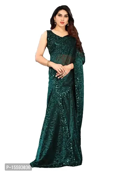 SHRIMAY READY TO WEAR DELTA SAREE (GREEN)-thumb3