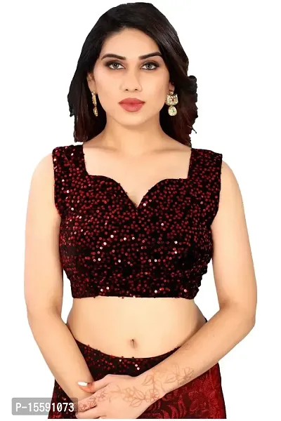 SHRIMAY READY TO WEAR DELTA SAREE (MAROON)-thumb3