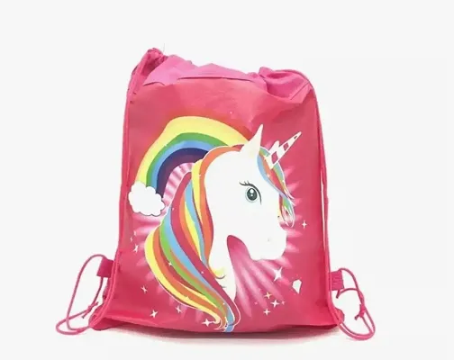 Magic Rainbow Unicorns Drawstring Travel Bag