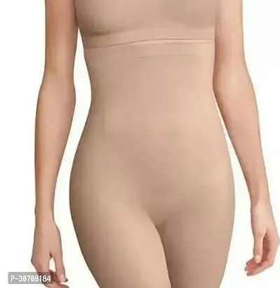 Comfortable Beige Cotton Blend Tummy And Thigh Shaper For Women-thumb0