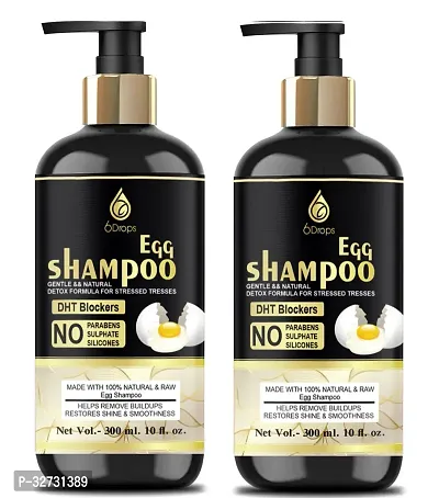 6DROPS Nourish Your Hair with Premium Egg Shampoo 300ml Pcak of 2-thumb0