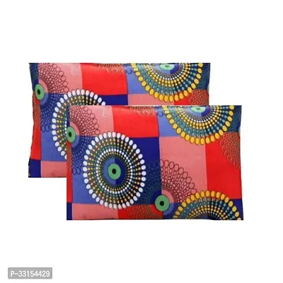 Stylish Multicoloured Polyester Printed Pillow Cover pack Of 2-thumb0