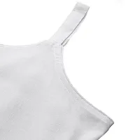 Nature Thread Cotton Short Camisole Non-Stretchable Slip for Women-thumb3
