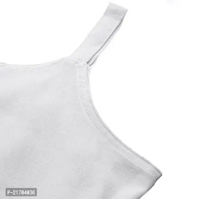 Nature Thread Cotton Short Camisole Non-Stretchable Slip for Women-thumb4