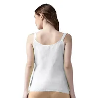 Nature Thread Cotton Short Camisole Non-Stretchable Slip for Women-thumb2
