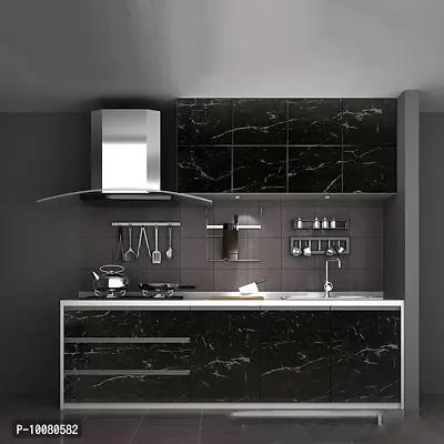 Kitchen Backsplash Wallpaper Peel and Stick Aluminum Foil Contact Paper Self Adhesive Oil-Proof Heat Resistant Wall Sticker for Countertop Drawer Liner Shelf Liner-thumb0