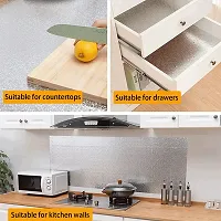 &nbsp;Kitchen Backsplash Self Adhesive Wallpaper Foil Stickers Oil Proof and for Waterproof Stove in Kitchen-thumb3