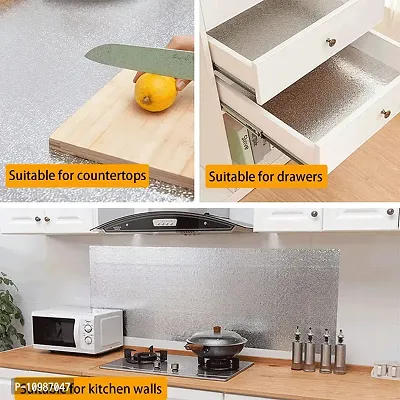 &nbsp;Kitchen Backsplash Self Adhesive Wallpaper Foil Stickers Oil Proof and for Waterproof Stove in Kitchen-thumb4