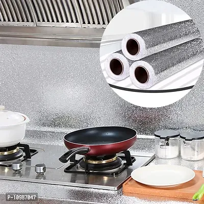 &nbsp;Kitchen Backsplash Self Adhesive Wallpaper Foil Stickers Oil Proof and for Waterproof Stove in Kitchen-thumb5