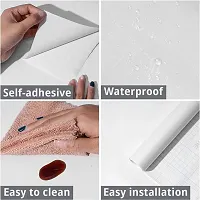 Kitchen Backsplash Wallpaper Peel and Stick Aluminum Foil Contact Paper Self Adhesive Oil-Proof Heat Resistant Wall Sticker for Countertop Drawer Liner Shelf Liner-thumb4