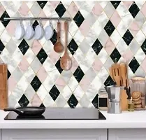 Kitchen Backsplash Wallpaper Peel and Stick Aluminum Foil Contact Paper Self Adhesive Oil-Proof Heat Resistant Wall Sticker for Countertop Drawer Liner Shelf Liner-thumb2