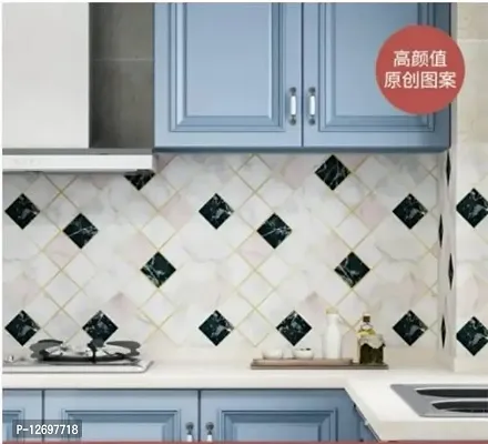 &nbsp;Kitchen Backsplash Self Adhesive Wallpaper Foil Stickers Oil Proof and for Waterproof Stove in Kitchen-thumb3