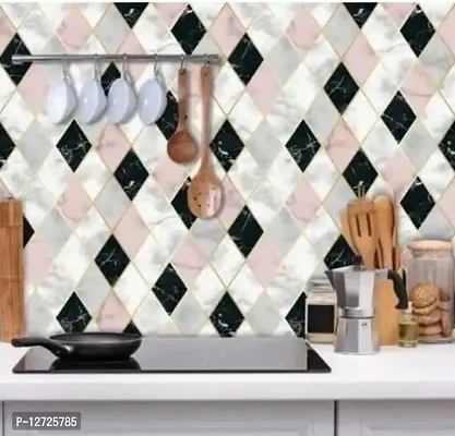 &nbsp;Kitchen Backsplash Self Adhesive Wallpaper Foil Stickers Oil Proof and for Waterproof Stove in Kitchen-thumb2