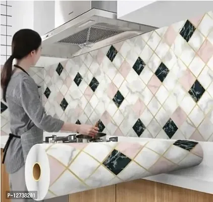 &nbsp;Kitchen Backsplash Self Adhesive Wallpaper Foil Stickers Oil Proof and for Waterproof Stove in Kitchen-thumb5