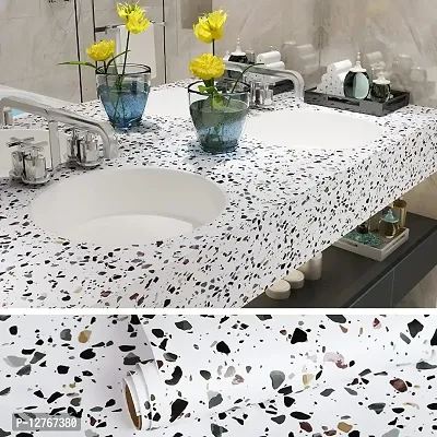 Kitchen Backsplash Wallpaper Peel and Stick Aluminum Foil Contact Paper Self Adhesive Oil-Proof Heat Resistant Wall Sticker for Countertop Drawer Liner Shelf Liner-thumb4