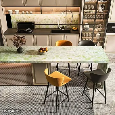 Kitchen Backsplash Wallpaper Peel and Stick Aluminum Foil Contact Paper Self Adhesive Oil-Proof Heat Resistant Wall Sticker for Countertop Drawer Liner Shelf Liner-thumb5