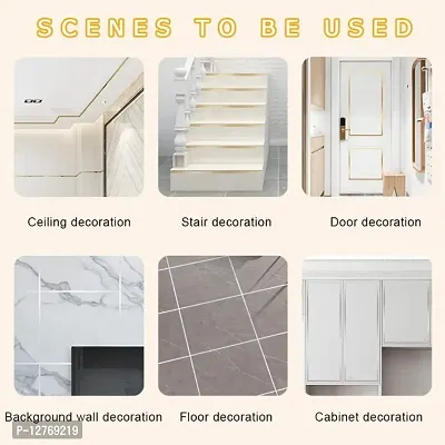 Home Tile Sticker Waterproof Gap Sealing Tape Strip Adhesive Tile Decoration Floor Tape for Floor and Wall-thumb5