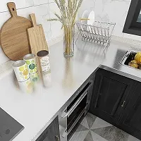 Kitchen Sticker Sheets for Shelves Oil Proof Waterproof self Adhesive Wallpaper Cupboard mats Liner roll for Kitchen Platform-thumb1