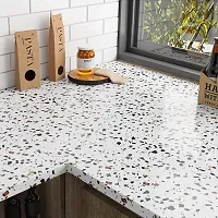 Kitchen Sticker Sheets for Shelves Oil Proof Waterproof self Adhesive Wallpaper Cupboard mats Liner roll for Kitchen Platform-thumb2
