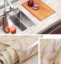 Kitchen Sticker Sheets for Shelves Oil Proof Waterproof self Adhesive Wallpaper Cupboard mats Liner roll for Kitchen Platform-thumb3