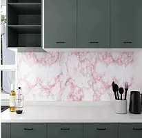 Kitchen Backsplash Wallpaper Peel and Stick Aluminum Foil Contact Paper Self Adhesive Oil-Proof Heat Resistant Wall Sticker for Countertop Drawer Liner Shelf Liner-thumb2