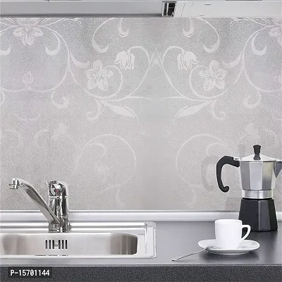 Kitchen Backsplash Wallpaper Peel and Stick Aluminum Foil Contact Paper Self Adhesive Oil-Proof Heat Resistant Wall Sticker for Countertop Drawer Liner Shelf Liner-thumb4