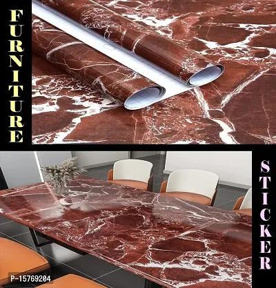 Kitchen cabinets Marble Wallpaper Oil Proof Waterproof Floor Tiles Stickers Waterproof Wall Paper for Home and Kitchen Decor-thumb3