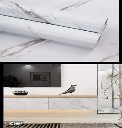 Kitchen Backsplash Wallpaper Peel and Stick Aluminum Foil Contact Paper Self Adhesive Oil-Proof Heat Resistant Wall Sticker for Countertop Drawer Liner Shelf Liner-thumb0