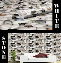 Kitchen cabinets Marble Wallpaper Oil Proof Waterproof Floor Tiles Stickers Waterproof Wall Paper for Home and Kitchen Decor-thumb2