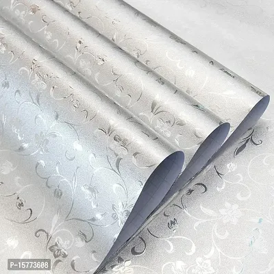 Kitchen Backsplash Wallpaper Peel and Stick Aluminum Foil Contact Paper Self Adhesive Oil-Proof Heat Resistant Wall Sticker for Countertop Drawer Liner Shelf Liner-thumb0