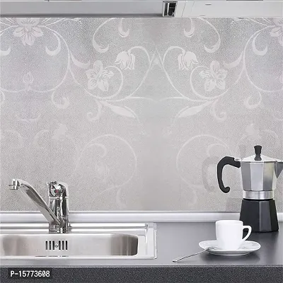 Kitchen Backsplash Wallpaper Peel and Stick Aluminum Foil Contact Paper Self Adhesive Oil-Proof Heat Resistant Wall Sticker for Countertop Drawer Liner Shelf Liner-thumb3