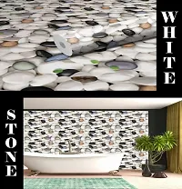 Kitchen cabinets Marble Wallpaper Oil Proof Waterproof Floor Tiles Stickers Waterproof Wall Paper for Home and Kitchen Decor-thumb3