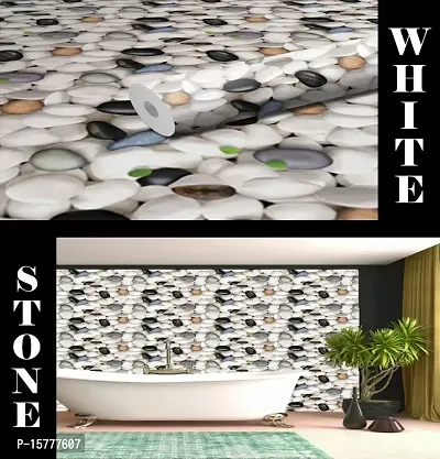 Kitchen cabinets Marble Wallpaper Oil Proof Waterproof Floor Tiles Stickers Waterproof Wall Paper for Home and Kitchen Decor-thumb4