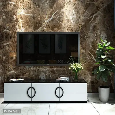 Kitchen cabinets Marble Wallpaper Oil Proof Waterproof Floor Tiles Stickers Waterproof Wall Paper for Home and Kitchen Decor-thumb3