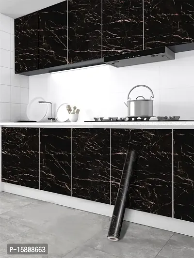 Kitchen Backsplash Wallpaper Peel and Stick Aluminum Foil Contact Paper Self Adhesive Oil-Proof Heat Resistant Wall Sticker for Countertop Drawer Liner Shelf Liner-thumb3